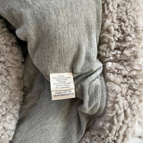 NWT Dylan Teddy Sherpa Pullover (Beige) XS - Picture 5 of 9